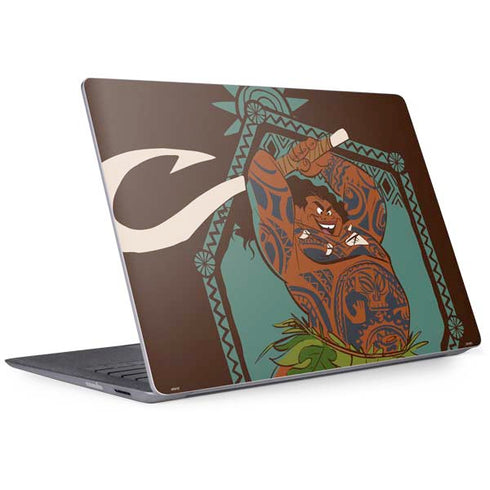 Disney Moana Maui Ready To Fight Surface Laptop 2 Skin